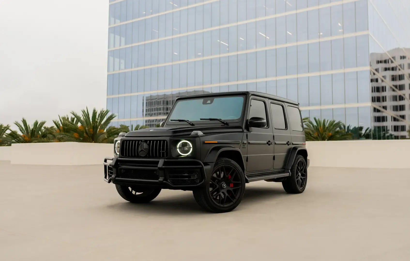 Black Mercedes-Benz GWagon